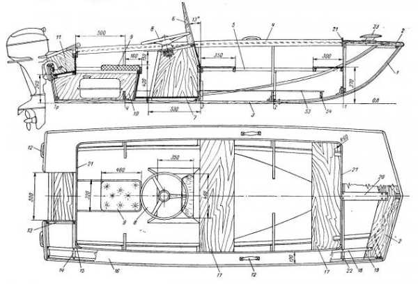 Чертежи лодки из фанеры – выкройки моторных лодок для самостоятельной постройки, изготовление, видео обзор