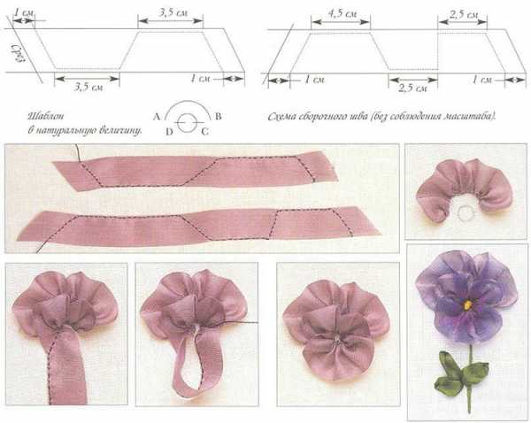 Цветок из атласных лент своими руками – 21 способ сделать цветы из лент своими руками