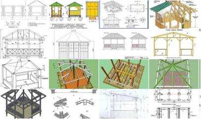 Деревянные беседки своими руками фото и чертежи – деревянная садовая постройка для дачи, пошаговое описание составления чертежей и хода работы