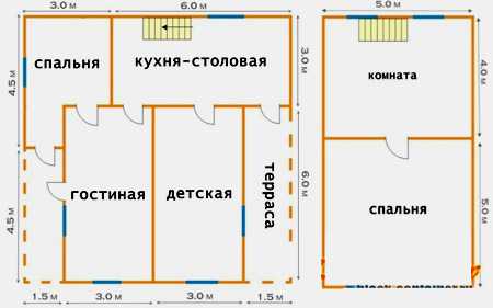 Дома из бруса чертеж – строительство брусовой жилой конструкции, 1 этажные деревянные дачные постройки