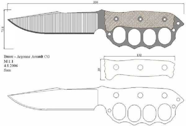 Эскизы охотничьих ножей – поэтапная инструкция, чертежи, видео изготовления