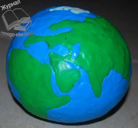 Фото планета земля из пластилина – Земля из пластилина