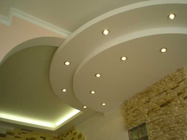 Фото потолок из гкл – Потолки из гипсокартона - 175 фото лучших идей, какой дизайн выбрать