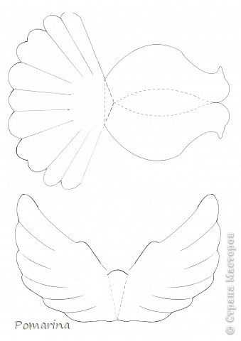 Голуби объемные из бумаги шаблоны – 9 мастер-классов с инструкциями, шаблонами, фото и видео