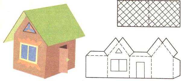 Игрушечные деревянные домики своими руками – варианты из фанеры, дерева, коробок, чертежи с размерами