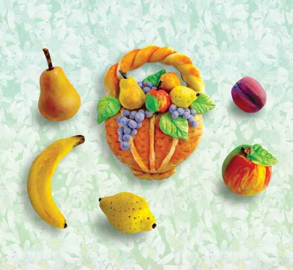 Из соленого теста мастер класс фрукты – веселые заготовки из солёного теста – Ярмарка Мастеров