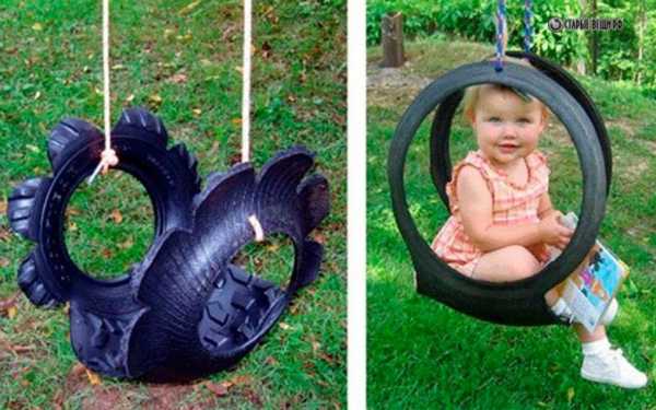 Качели из покрышки – как пошагово сделать детские качели на цепях из шин и колес своими руками?