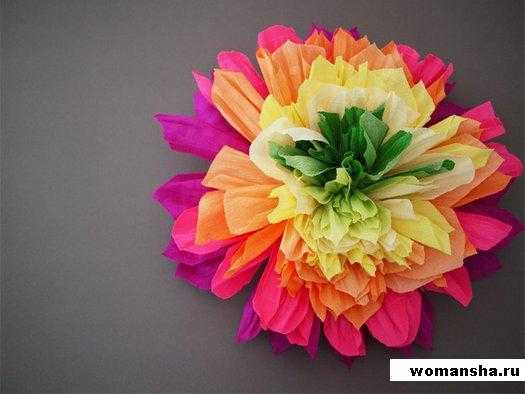 Как из бумаги сделать простые цветы – Цветы из бумаги своими руками: схемы и шаблоны