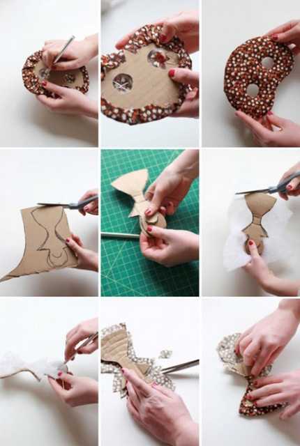 Как из картона сделать маску лисы – Как сделать маску лисы для маскарада своими руками?