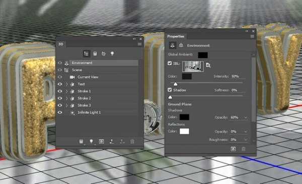 Как сделать буквы 3д – Как сделать 3D текст в фотошопе