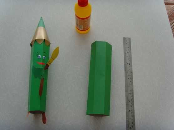 Как сделать из бумаги карандаш объемный – Мастер-класс «Объемный карандаш из цветного картона»