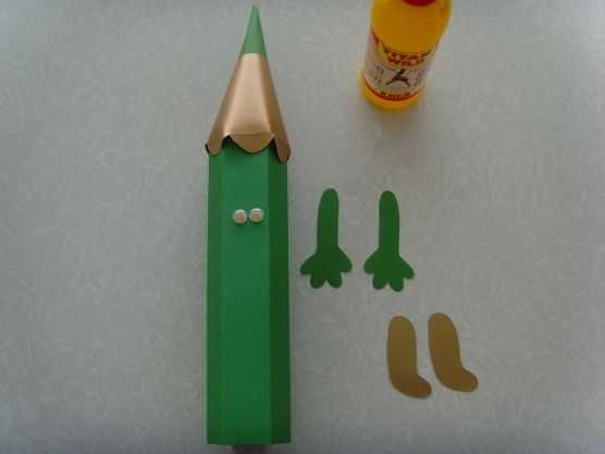 Как сделать из бумаги карандаш объемный – Мастер-класс «Объемный карандаш из цветного картона»