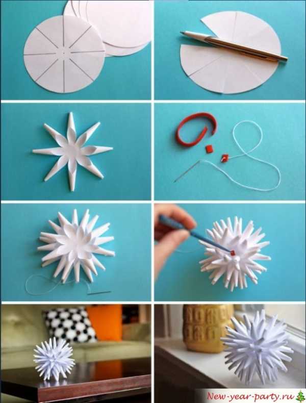Как сделать из бумаги шарик новогодний – Новогодние шары из бумаги своими руками, фото-идеи 2020
