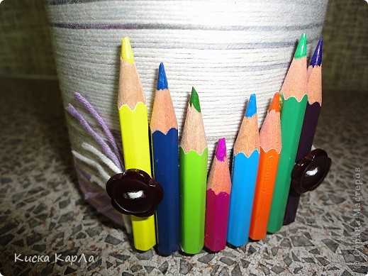 Как сделать из карандашей домик – Поделка из карандашей "Зимний дворик"