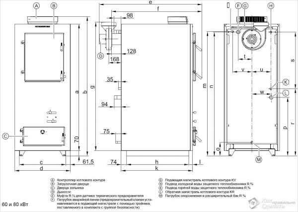 Как сделать котел отопления для частного дома – чертежи, виды, фото и видео