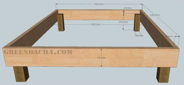 Как сделать кровать своими руками из дерева двуспальную кровать – Как сделать двуспальную кровать своими руками
