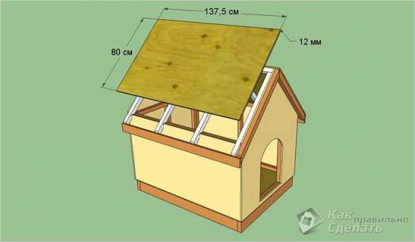 Как сделать собаке конуру – Будка для собаки своими руками