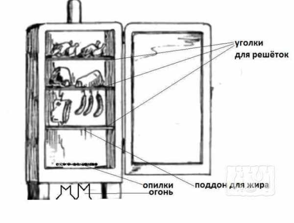 Как сделать ящик для холодного копчения – Коптильный шкаф для копчения своими руками