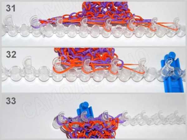Как сплести из резинок на станке браслет чешуя дракона – Плетение браслета из резинок «Чешуя дракона» на станке.