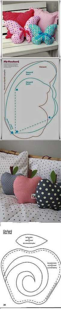 Как сшить диванные подушки своими руками мастер класс – выкройки и схемы с фото