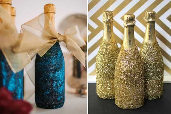 Как своими руками украсить бутылку шампанского на новый год своими руками – Как украсить бутылку шампанского на Новый год 2019 узнай тут