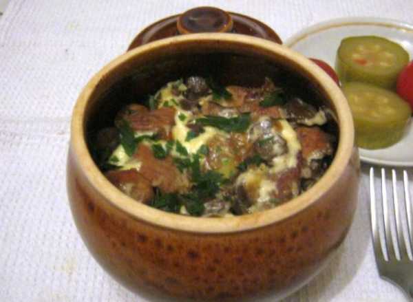 Картошка с мясом в горшочках с сыром – Мясо с картошкой в горшочках с сыром