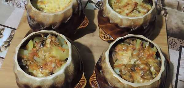 Картошка с мясом в горшочках с сыром – Мясо с картошкой в горшочках с сыром