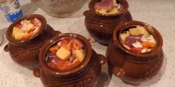 Картошка с мясом в горшочках с сыром – Мясо с картошкой в горшочках с сыром