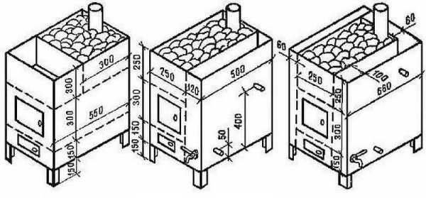 Конструкции печей для бани из металла – Печь для бани из металла своими руками: чертежи, фото, видео