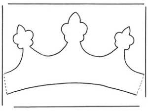 Корона для королевы своими руками из бумаги трафарет – Корона из Бумаги Шаблон для Вырезания