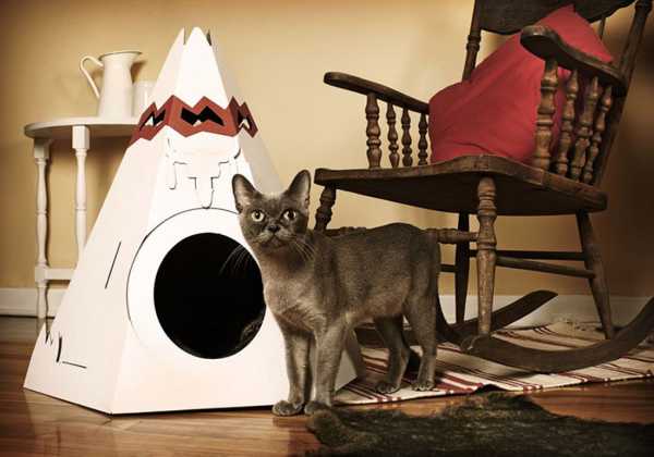 Кошкин домик – Домик для кошки своими руками пошаговая инструкция с фото