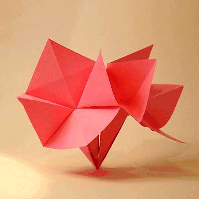 Красивый цветок из бумаги оригами – : . . - 50 -!