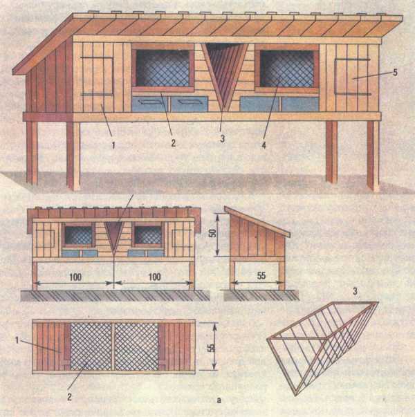 Крольчатники своими руками фото – Крольчатник своими руками - 110 фото и описание этапов постройки