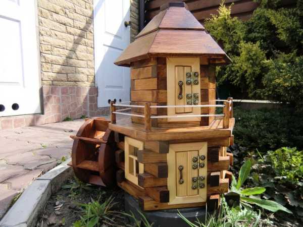 Макет мельницы – Декоративная мельница для сада своими руками
