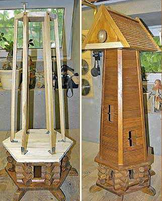 Макет мельницы – Декоративная мельница для сада своими руками