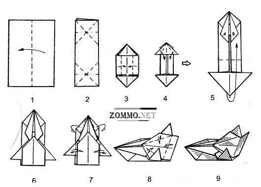 Моделирование из бумаги 3d схемы – 3 .