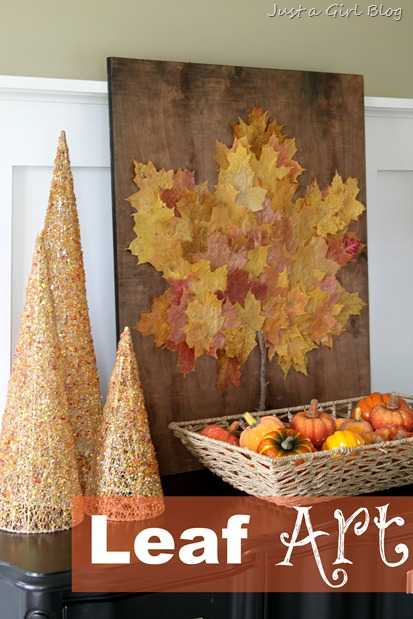 Осенние листья декор – Декор из сухих листьев в интерьере: осенний листопад (фото)