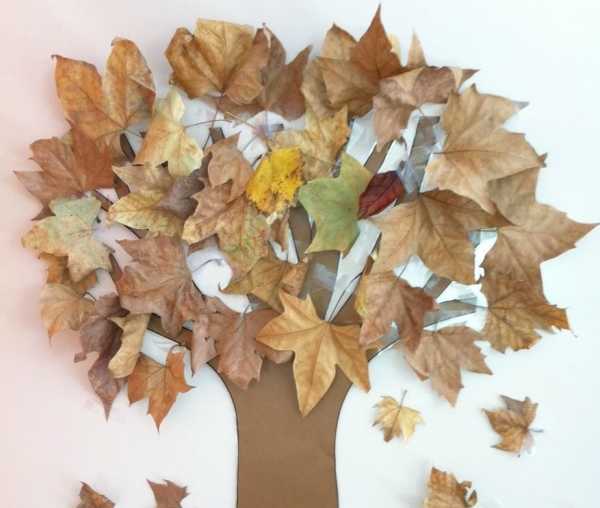 Осенние поделки на листе – Осенние поделки в садик своими руками