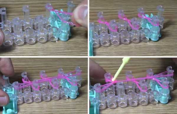 Плетение на станке из резинок браслет – Как плести браслеты из резинок на станке (видео, фото)