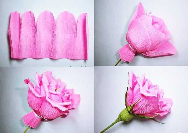Плоские цветы из гофрированной бумаги – Цветы из гофрированной бумаги своими руками: 20 мастер-классов от профессиональных флористов, всё про материалы и сборку цветов