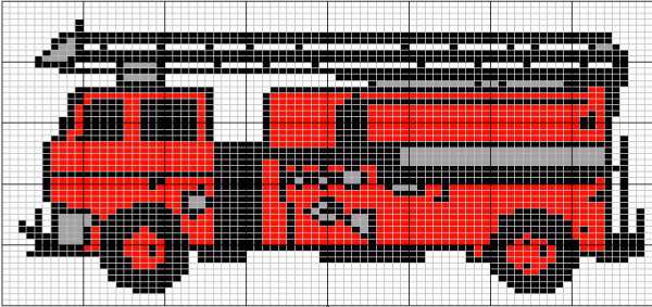 По клеточкам машина – Рисунки машины по клеточкам в тетради