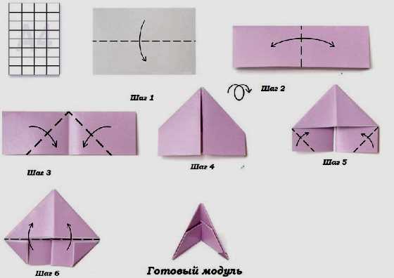 Поделки из бумажных из модулей – Оригами китайское модульное, Мастер-класс | Страна Мастеров