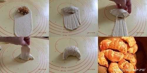 Поделки из дрожжевого теста – Разделка теста для сдобных изделий фото, красивые булочки, как украсить пироги