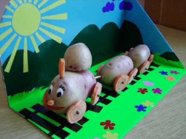 Поделки из картошки в детский сад – Поделки из картошки для сада и школы