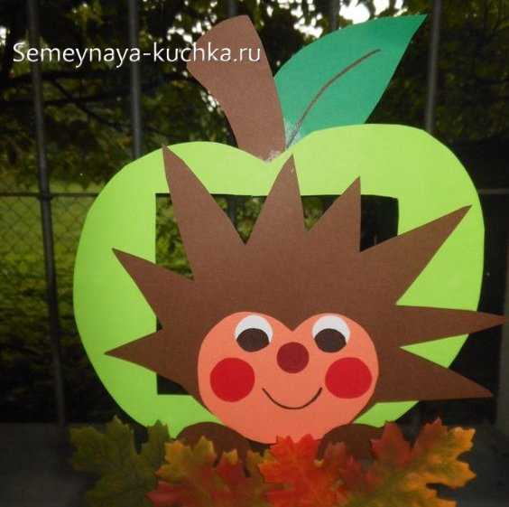 Поделки из листьев на тему осень ежик – осенние листья и другие подручные материалы для творчества