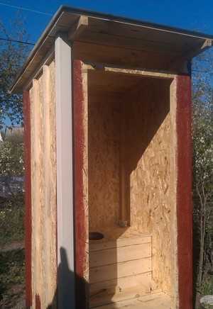 Построить туалет на улице – как построить на улице в частном доме