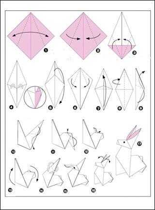 Простые оригами для детей схемы – Схемы простых оригами для вас и вашего ребенка (20 картинок) » Триникси