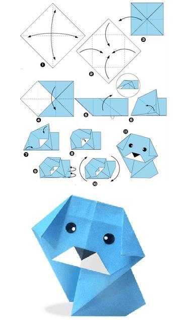 Простые оригами для детей схемы – Схемы простых оригами для вас и вашего ребенка (20 картинок) » Триникси