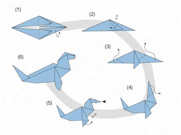 Простые оригами для детей схемы – Схемы простых оригами для вас и вашего ребенка (20 картинок) » Триникси