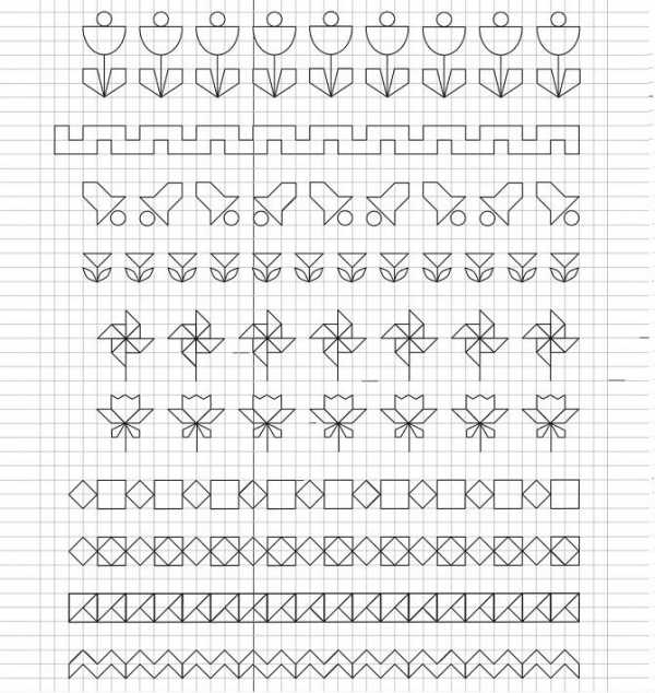 Рисунки по клеточкам для начинающих девочек 10 лет – Рисунки по клеточкам